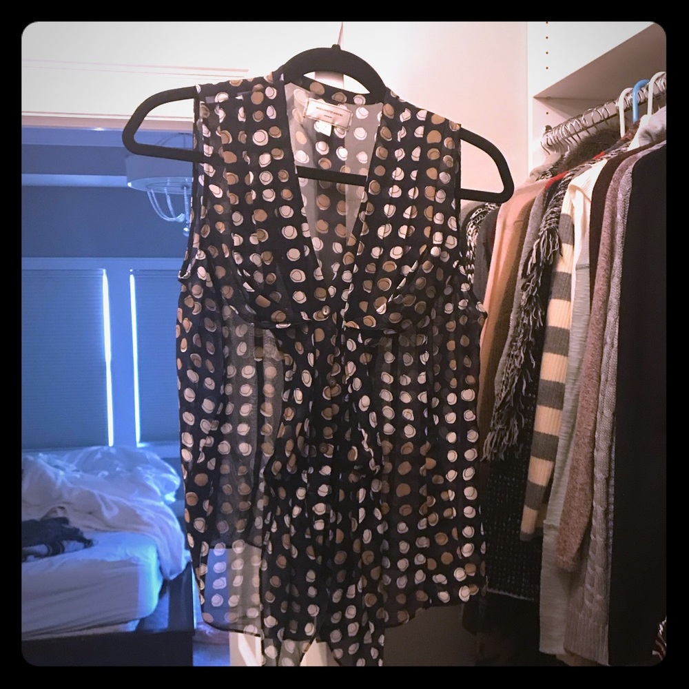 Anthropologie sleeveless blouse